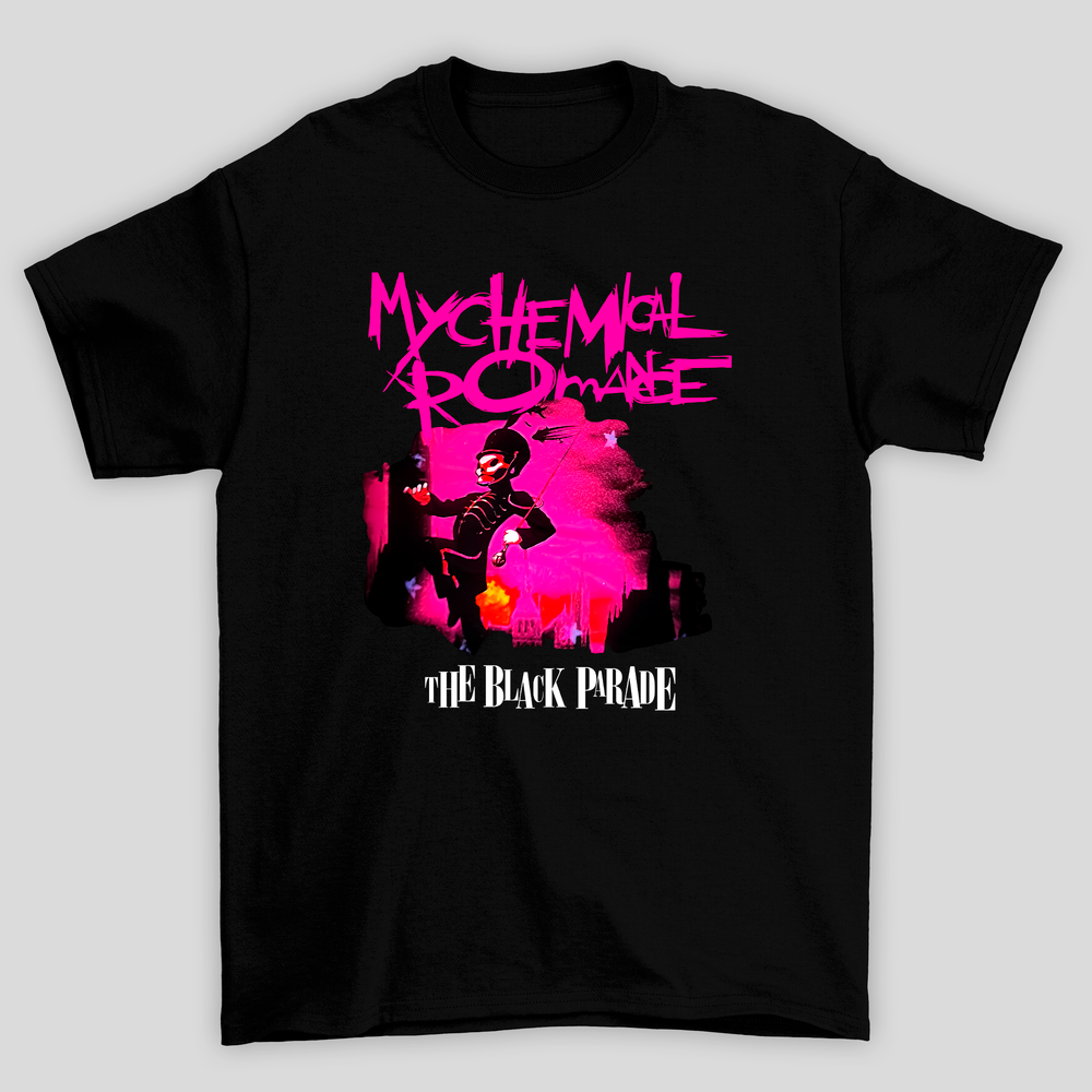 Camiseta Básica My Chemical Romance Black Parade Pink