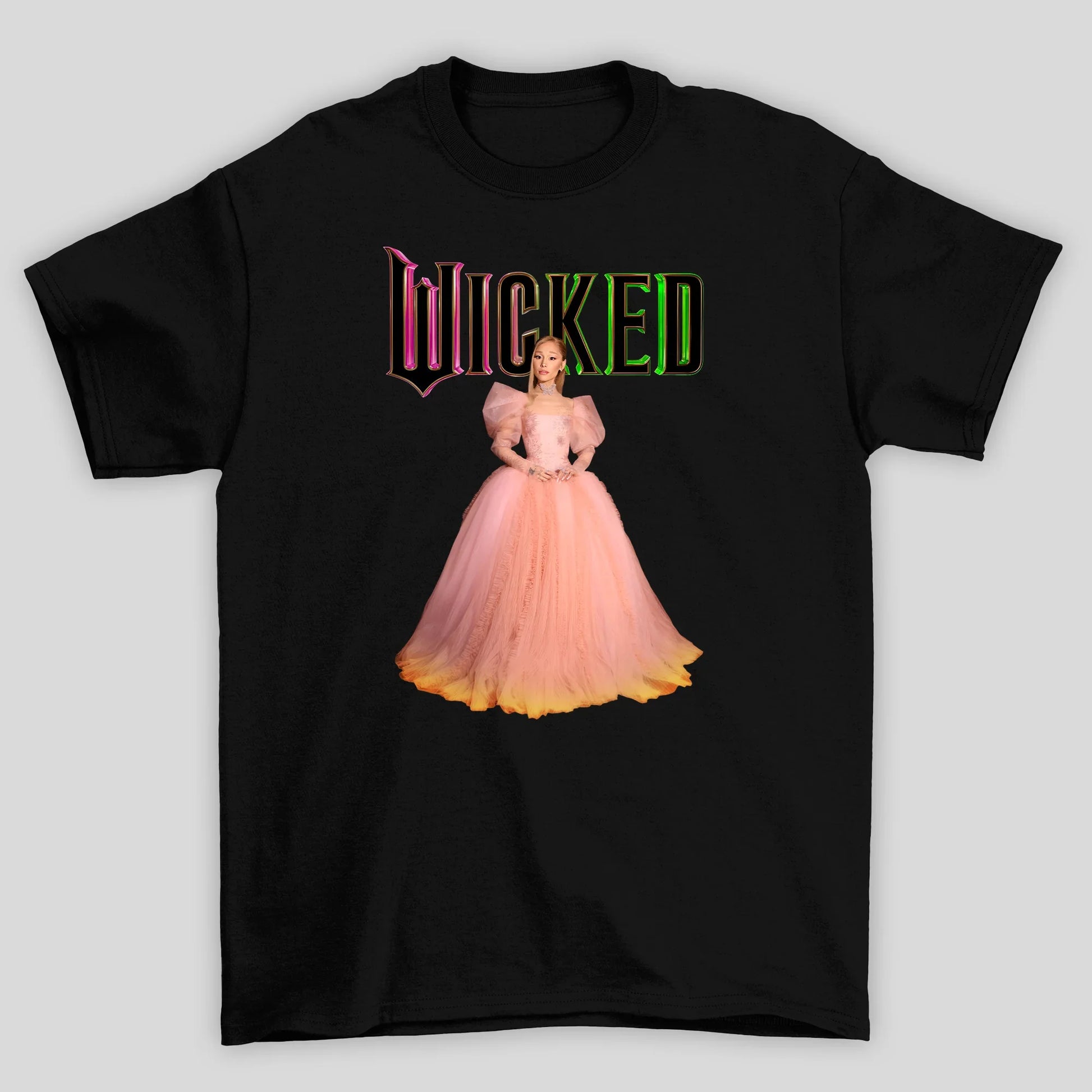 Camiseta Básica Ariana Grande Wicked- preto