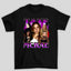 Camiseta Básica Tate McRae Digital- preto