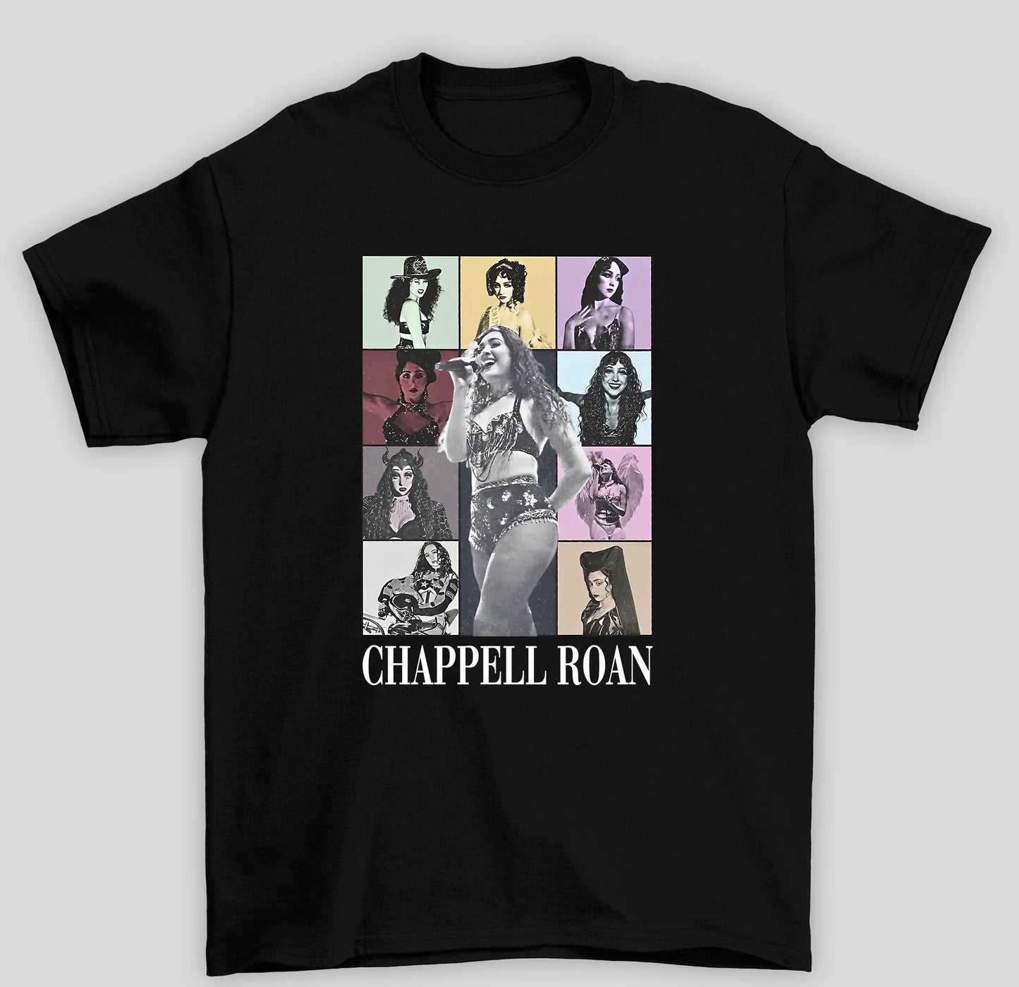 Camiseta Básica Chappell Roan Collage