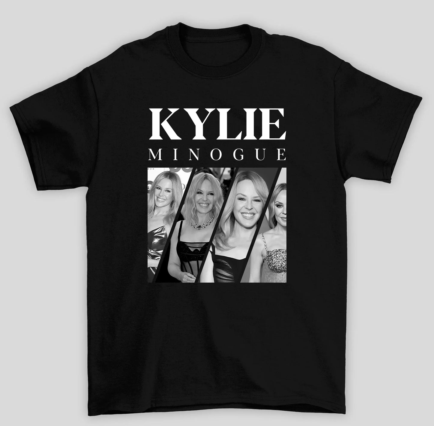 Camiseta Básica Kylie Minogue B&W