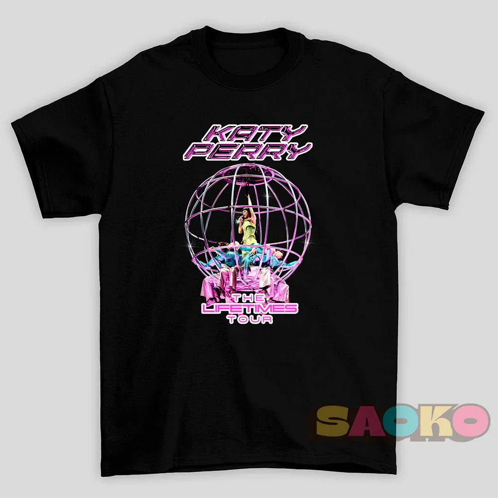 Camiseta Básica Katy Perry Pink Globo