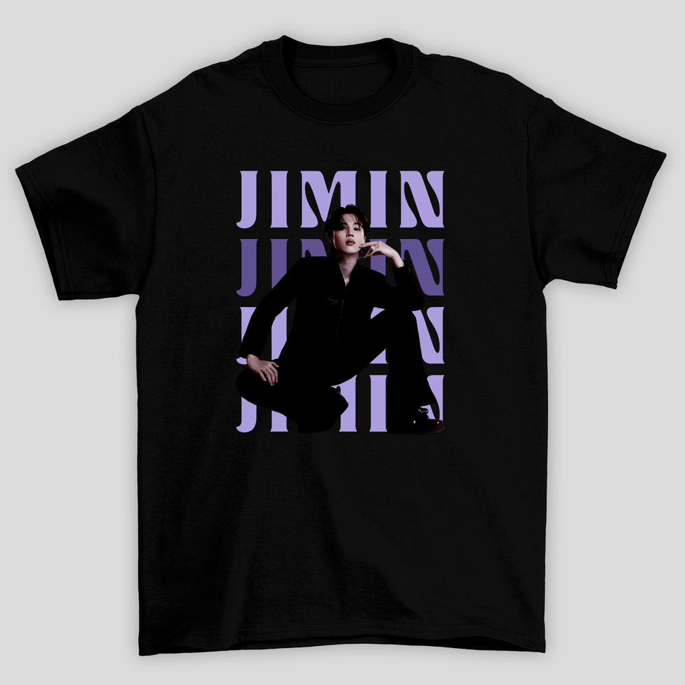 Camiseta Básica Jimin BTS Purple