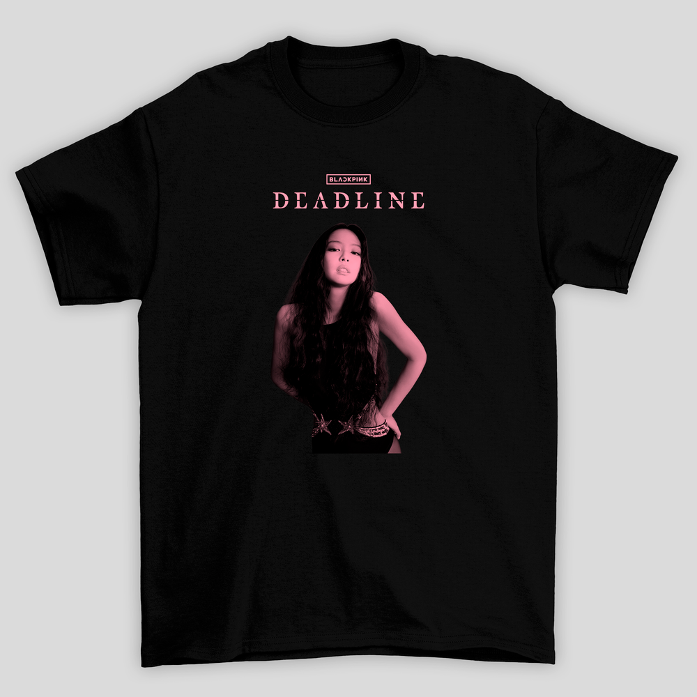 Camiseta Básica Blackpink Deadline Jennie