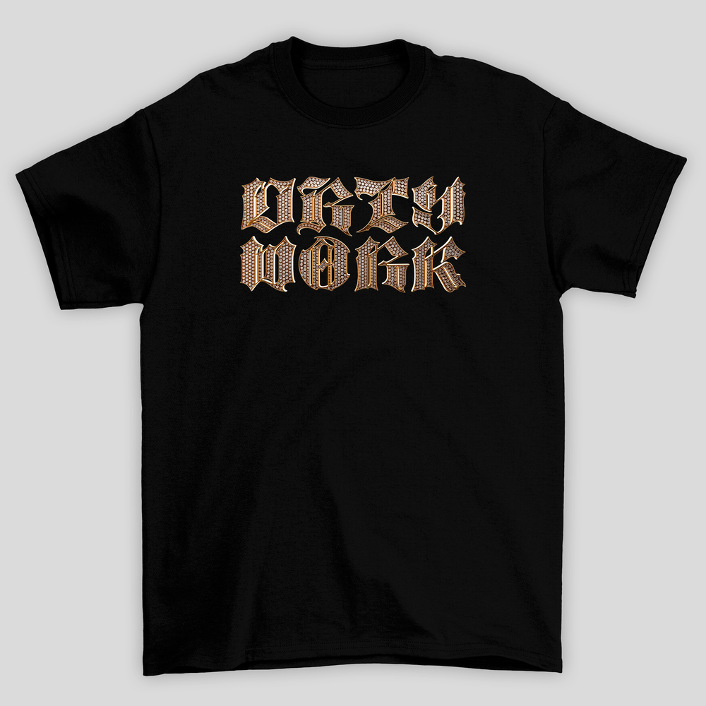 Camiseta Básica Aespa Dirty Work Logo