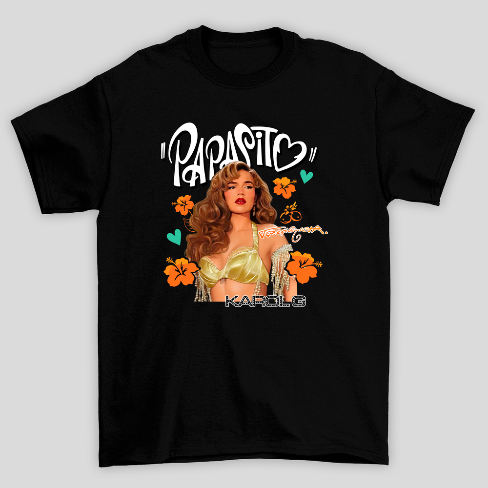 Camiseta Básica Unissex Karol G Papasito