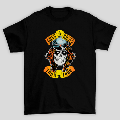 Camiseta Básica Guns N' Roses Tour 1988