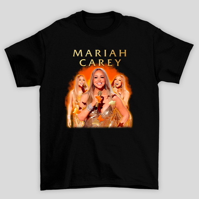 Camiseta Básica Mariah Carey Collage