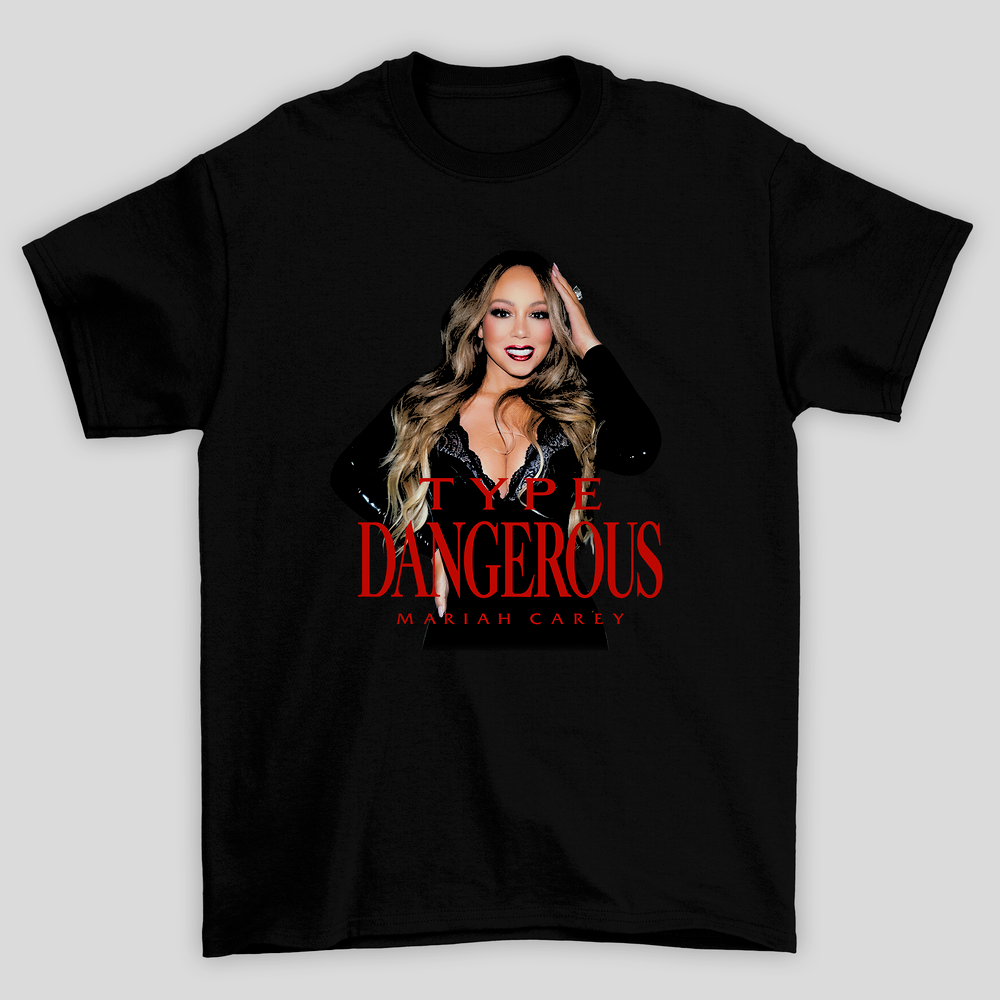 Camiseta Básica Mariah Carey Type Dangerous