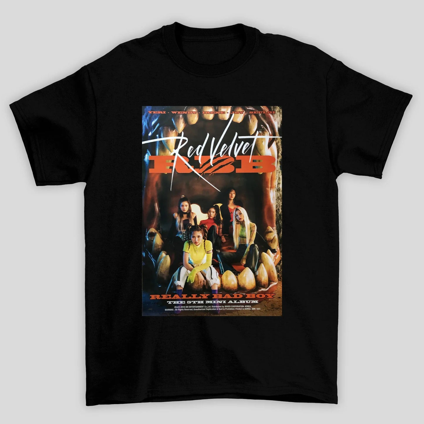 Camiseta Básica Red Velvet Really Bad Boy