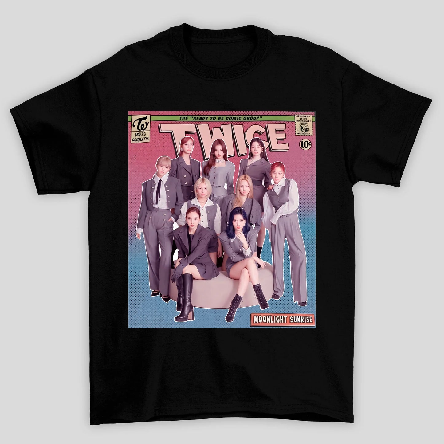 Camiseta Básica Twice Moonlight Sunrise