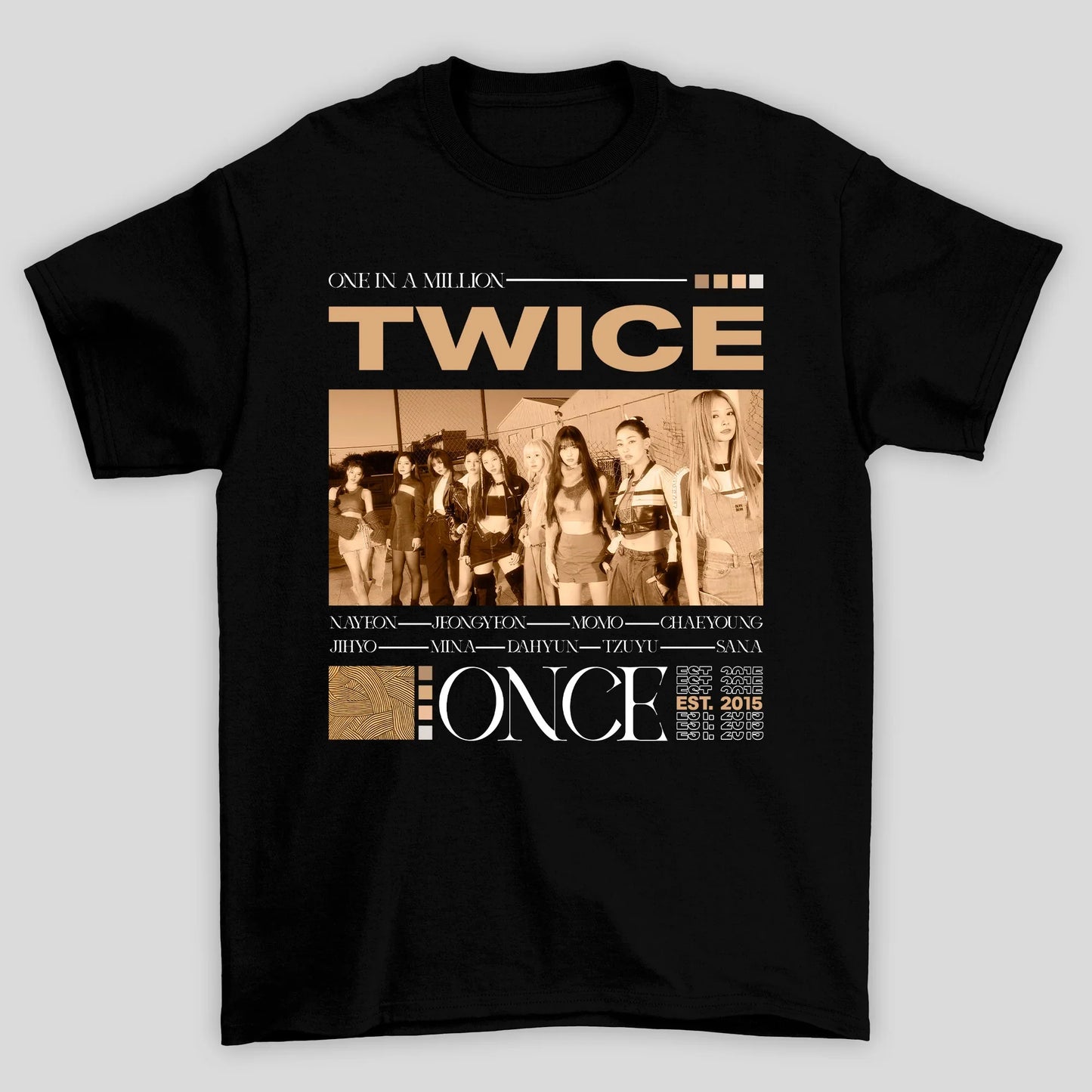 Camiseta Básica Twice One In A Million
