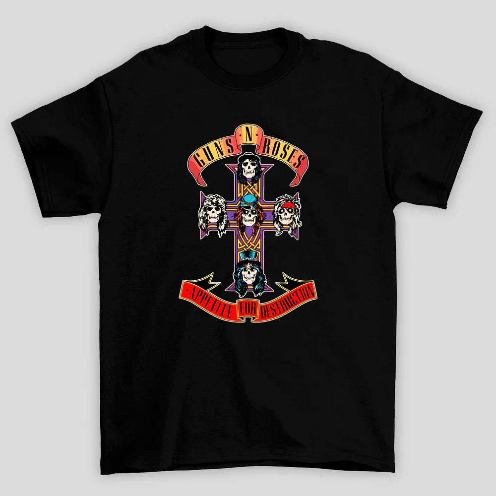 Camiseta Básica Guns N' Roses Appetite For Destruction