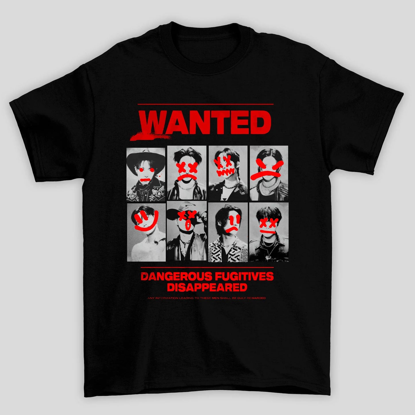 Camiseta Básica Ateez Wanted
