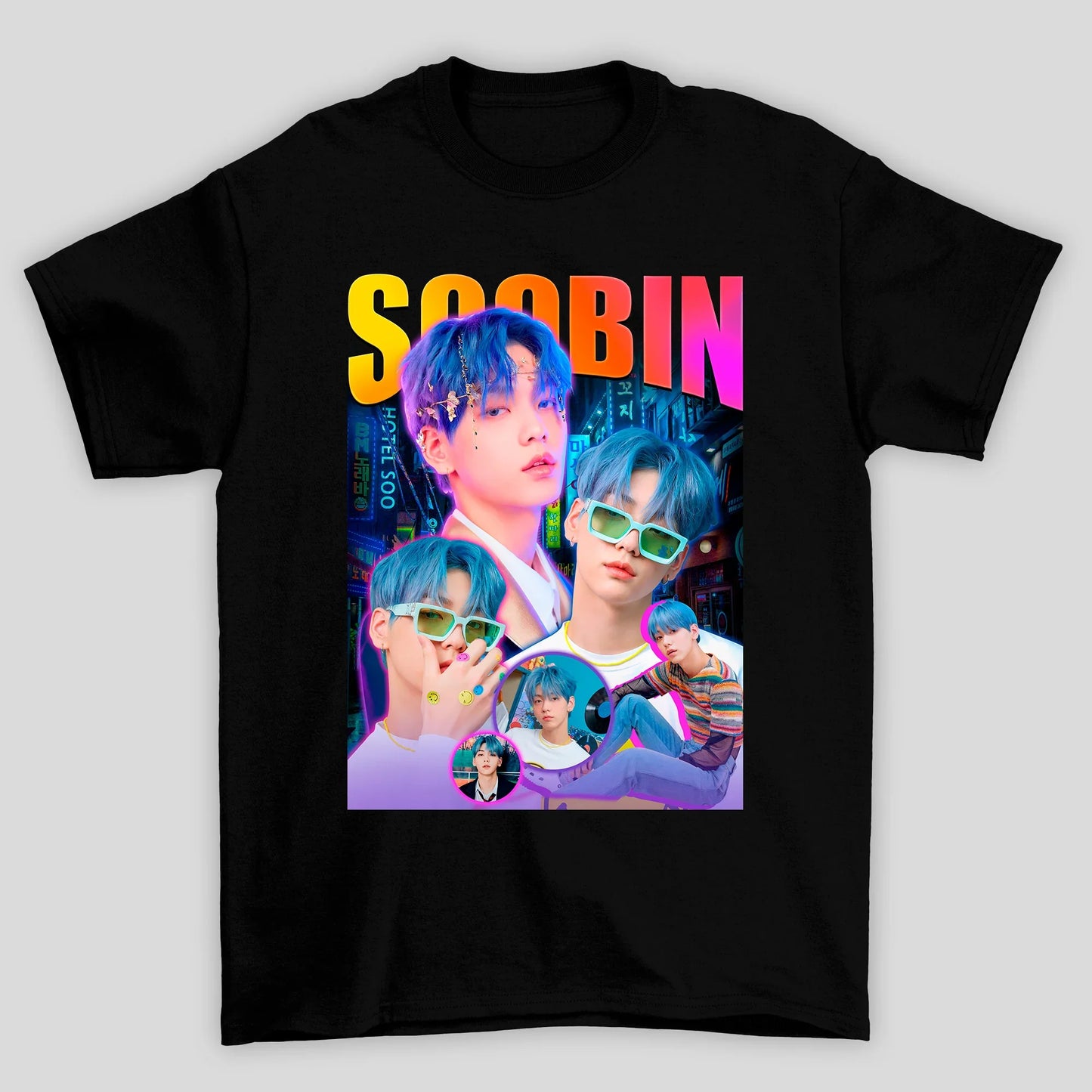 Camiseta Básica Txt Soobin Graphic