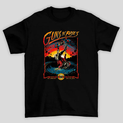 Camiseta Básica Guns N' Roses Slash  80s 90s