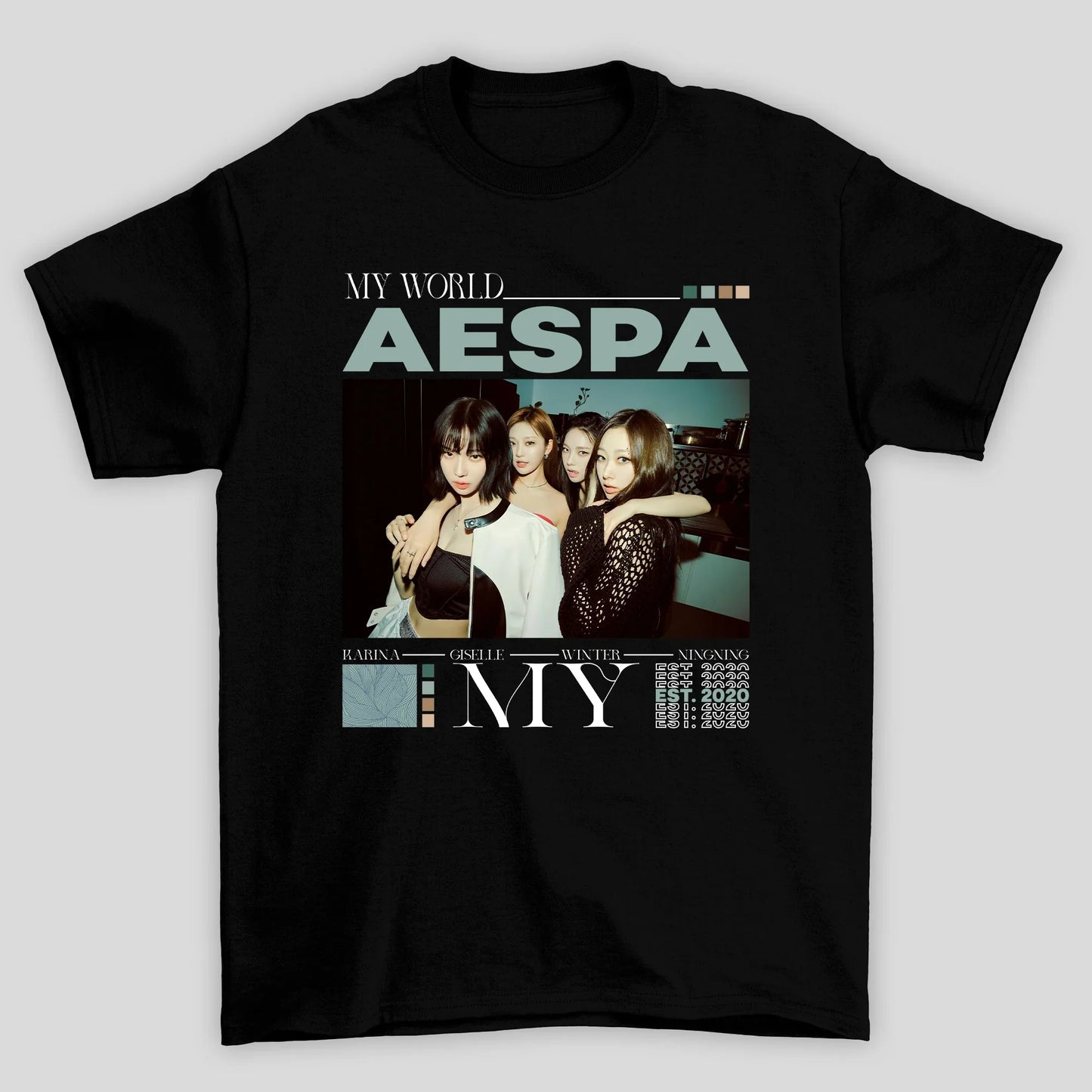 Camiseta Básica Aespa Kpop
