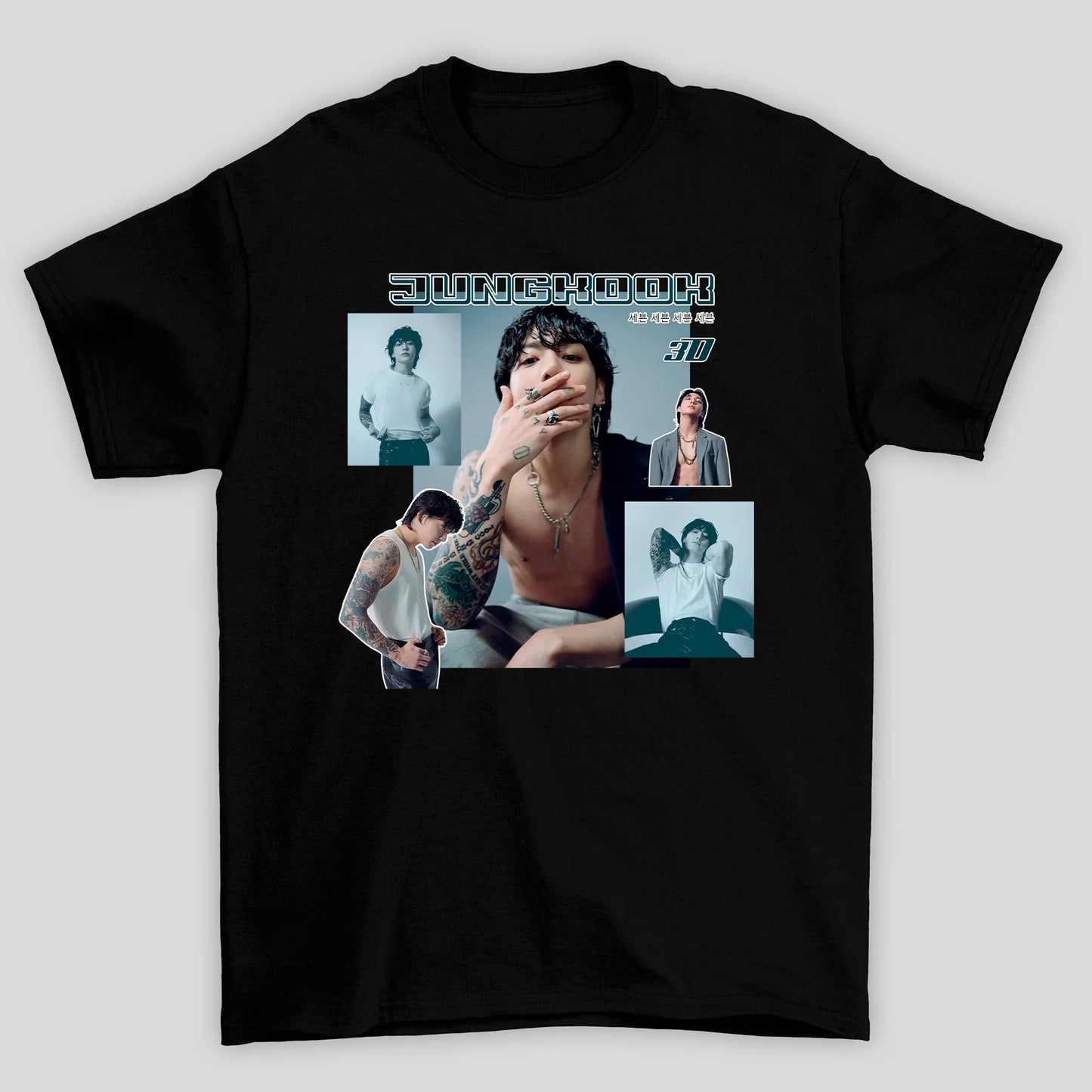 Camiseta Básica BTS Jungkook Style Graphic