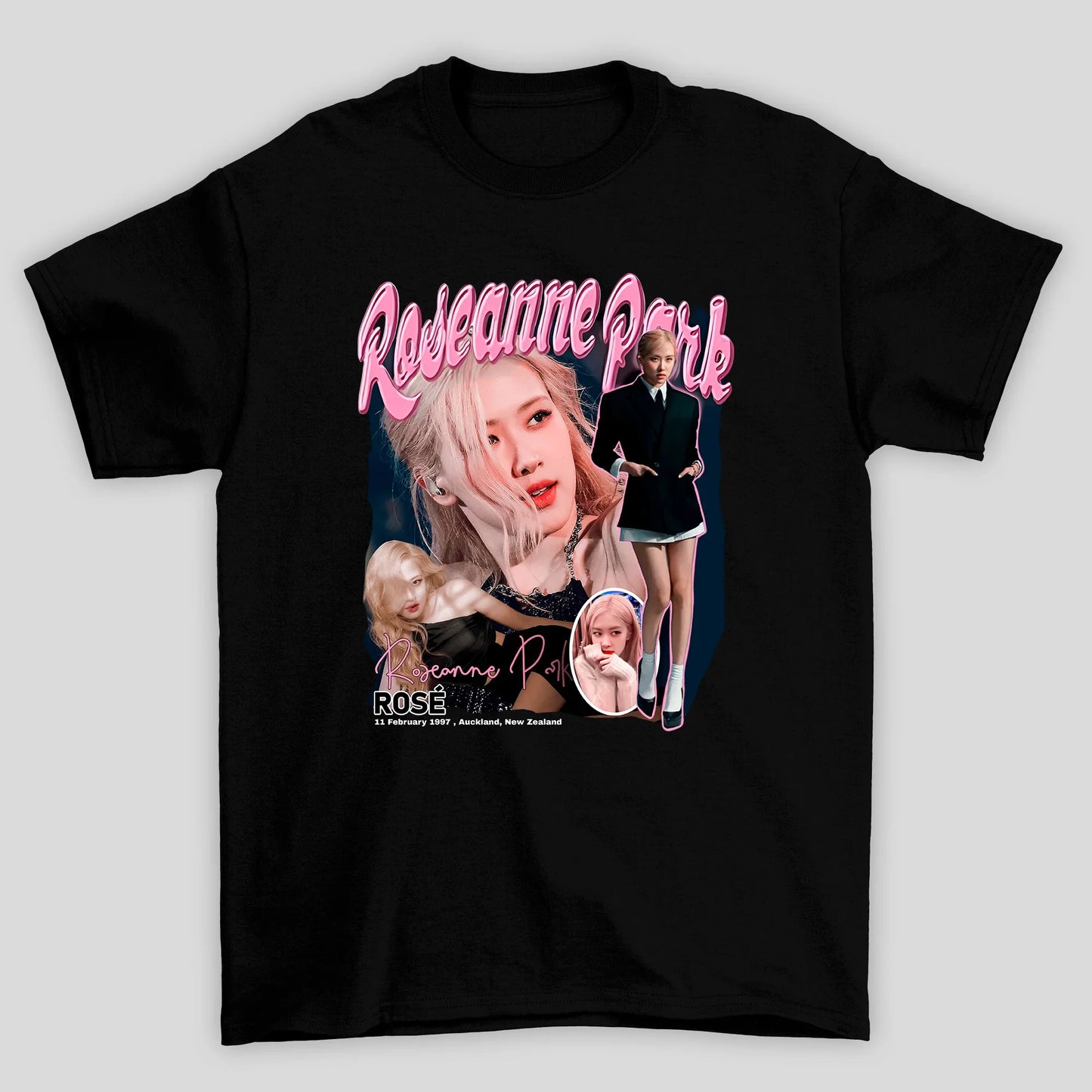 Camiseta Básica Blackpink Roseanne Park