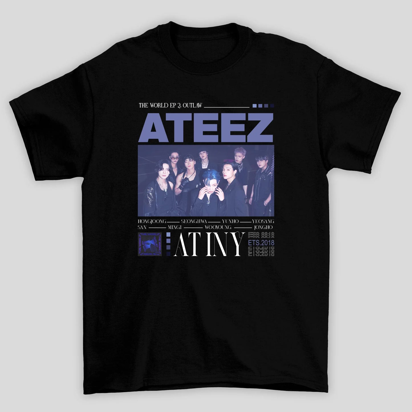 Camiseta Básica Ateez Atiny