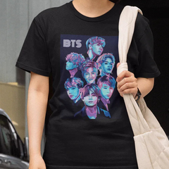 Camiseta Básica BTS Fotos