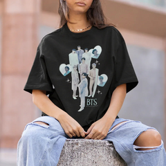 Camiseta Básica BTS BangTan Army Membros
