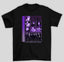 Camiseta Básica BTS Integrantes Roxo- PRETO