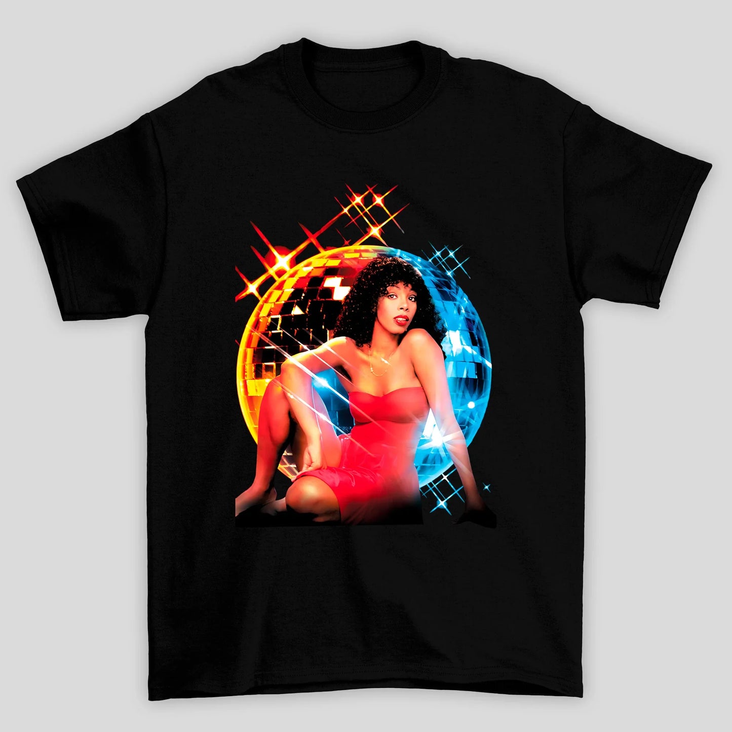 Camiseta Básica Foto Globo Donna Summer
