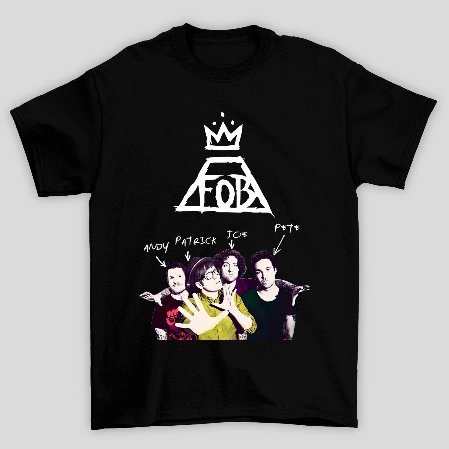 Camiseta Básica Logo Fall Out Boy