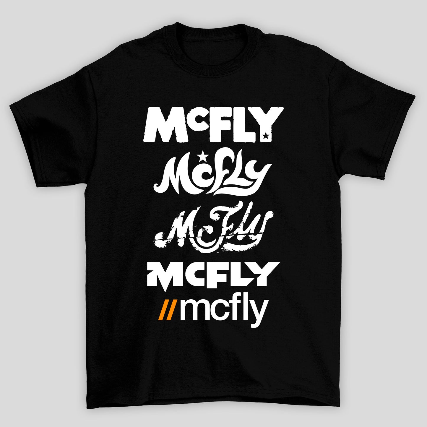 Camiseta Básica McFLY Lista de Logos