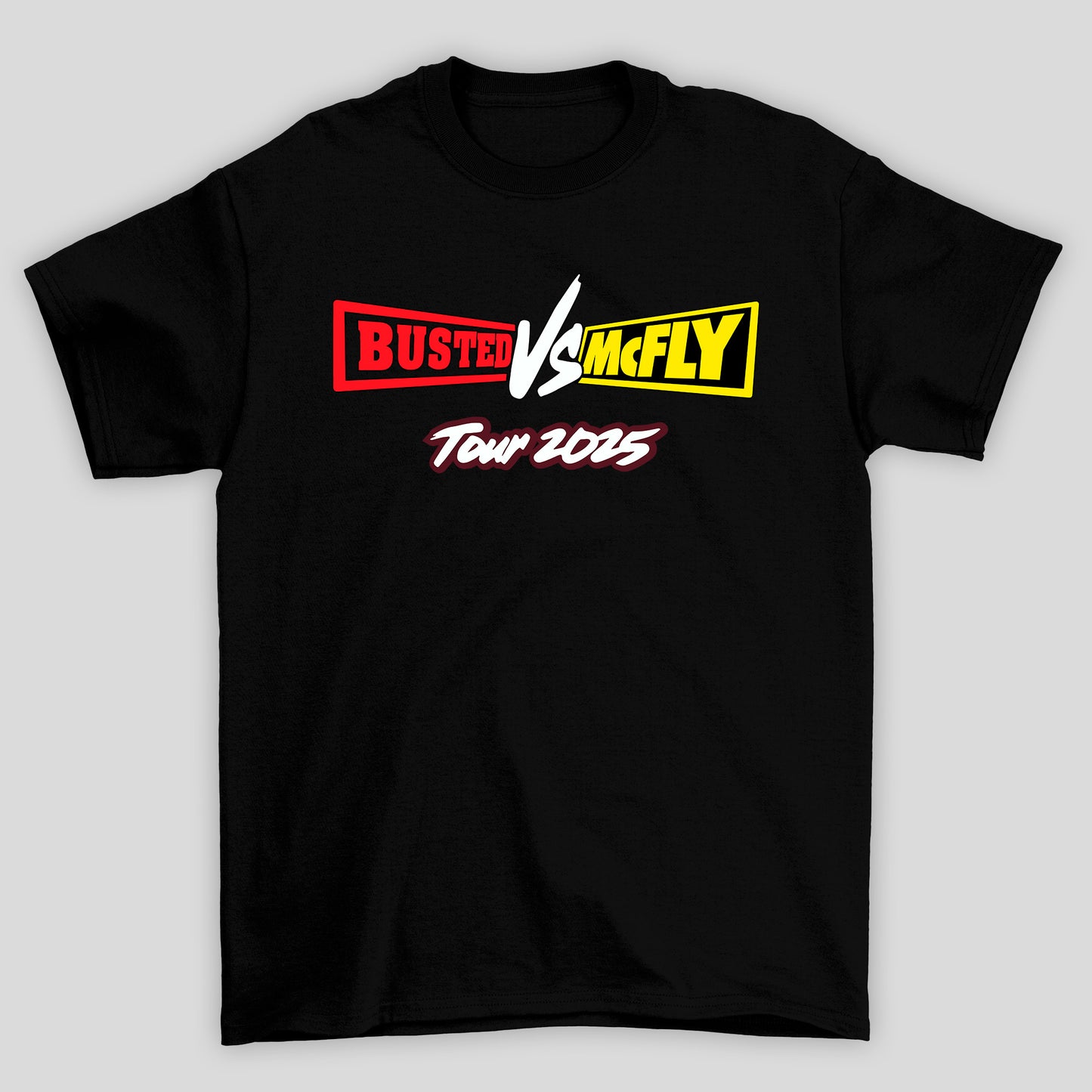 Camiseta Básica McFLY Busted VS McFLY Tour 2025