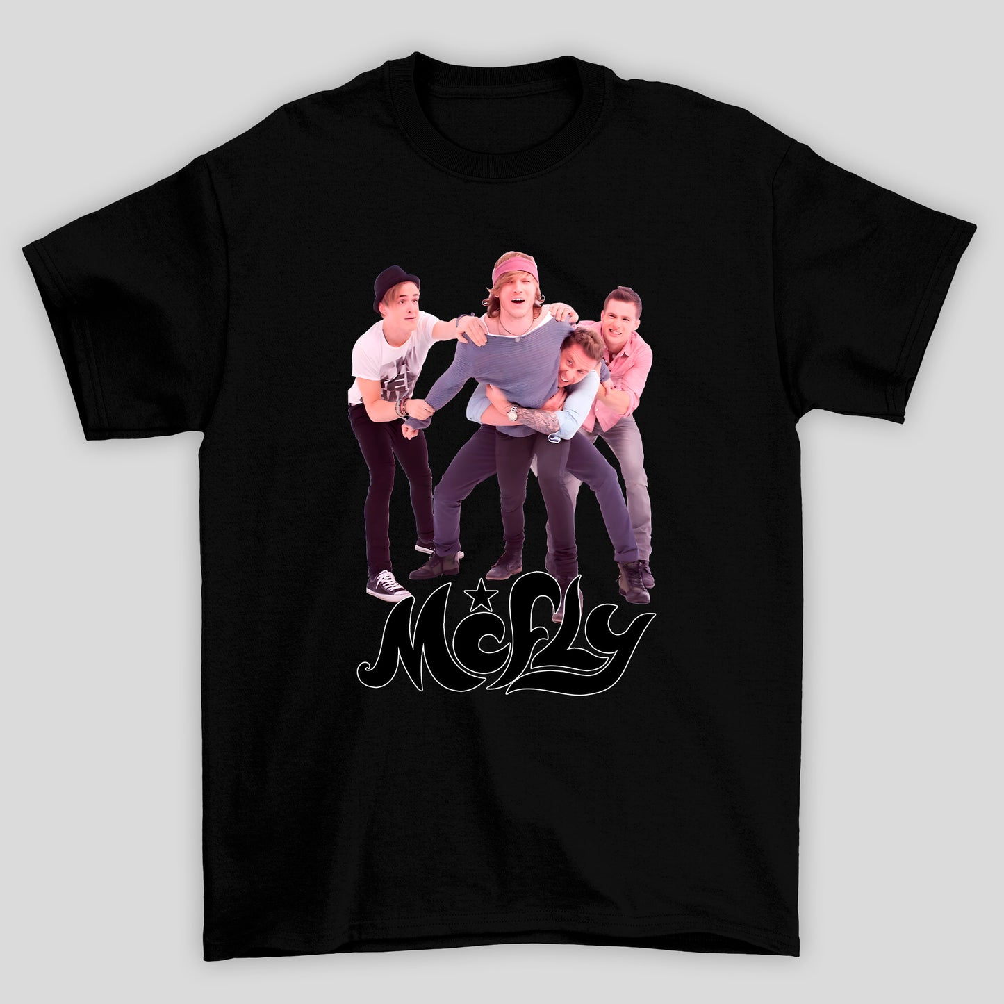 Camiseta Básica McFLY Integrantes Foto 2