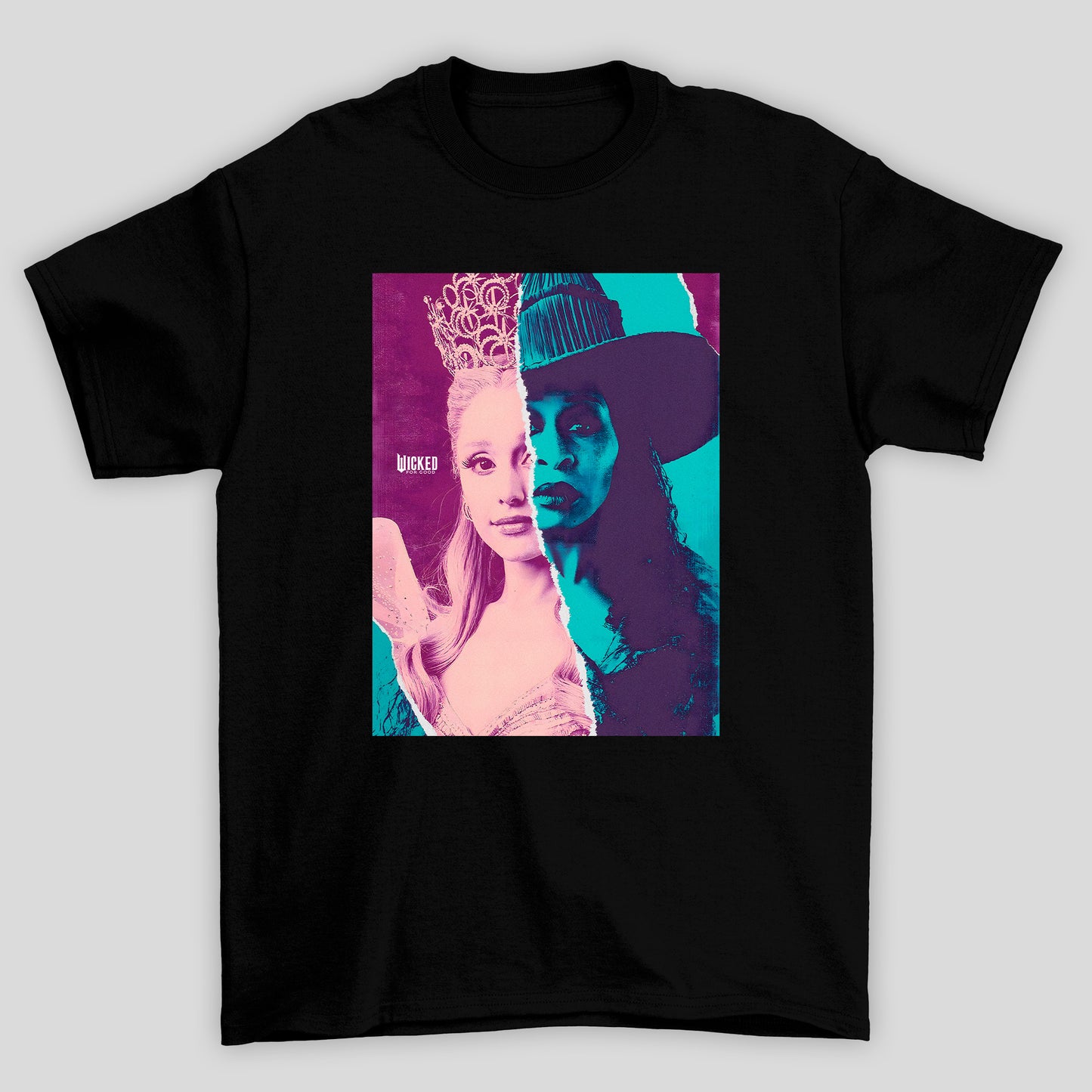 Camiseta Básica Wicked Bruxas Papel Rasgado