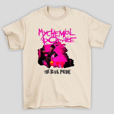 Camiseta Básica My Chemical Romance Black Parade Pink