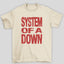 Camiseta Básica System Of A Down Red