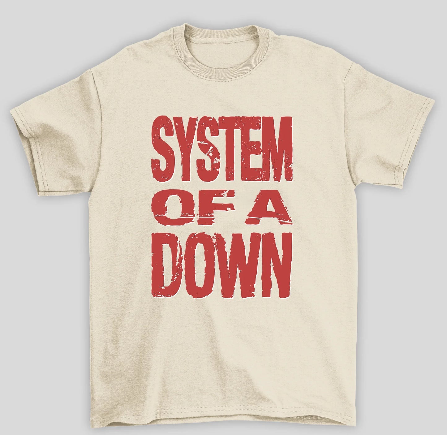 Camiseta Básica System Of A Down Red