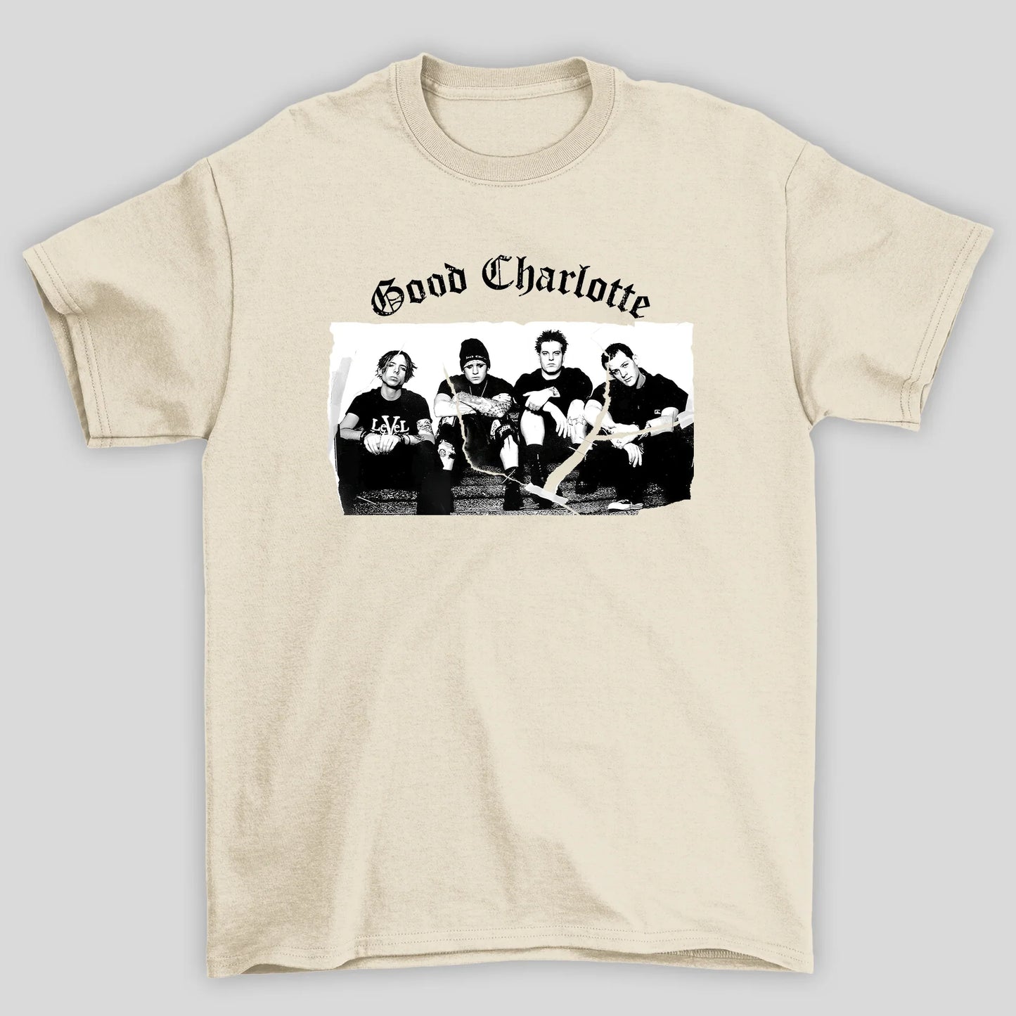 Camiseta Básica Good Charlotte Torn Photo