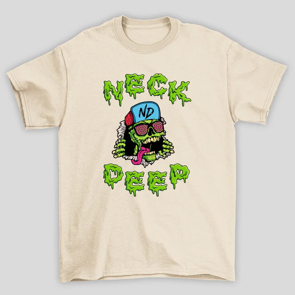 Camiseta Básica Neck Deep Zombie