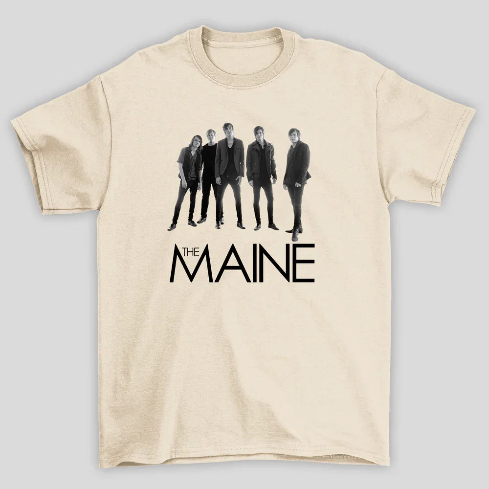 Camiseta Básica The Maine Band B&W