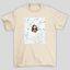 Camiseta Básica Rihanna White Roses