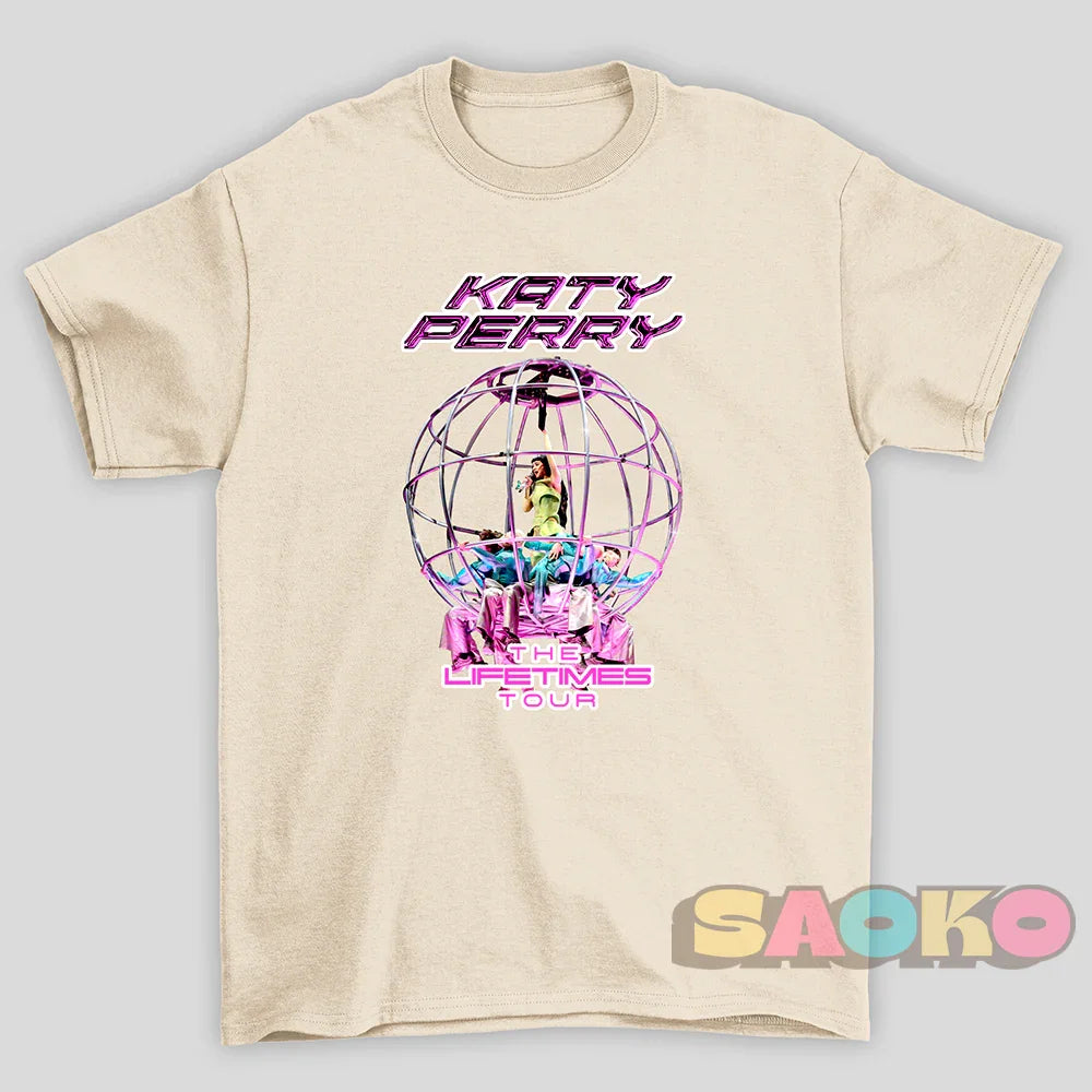 Camiseta Básica Katy Perry Pink Globo