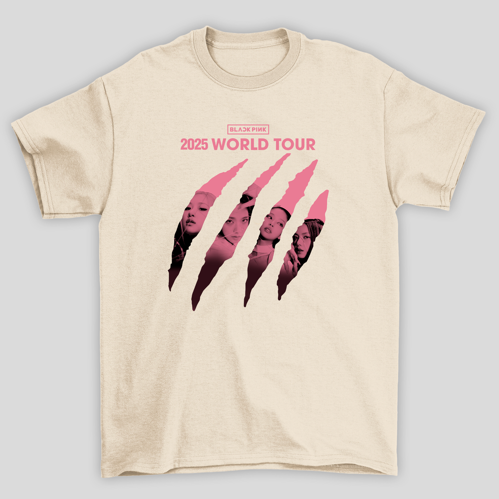 Camiseta Básica Blackpink 2025 World Tour