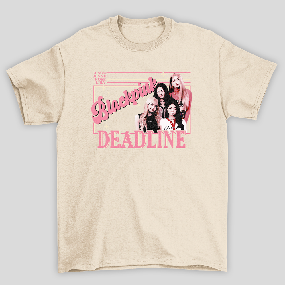 Camiseta Básica Blackpink Deadline