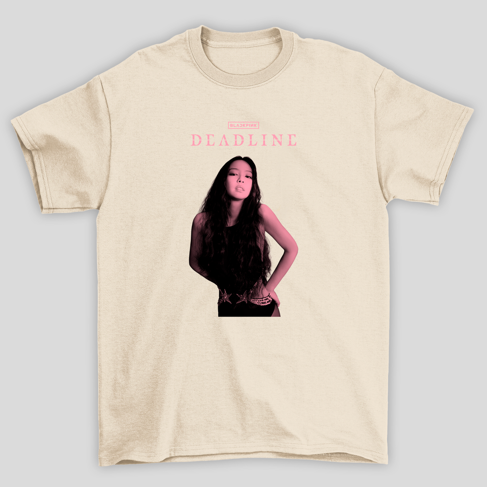 Camiseta Básica Blackpink Deadline Jennie