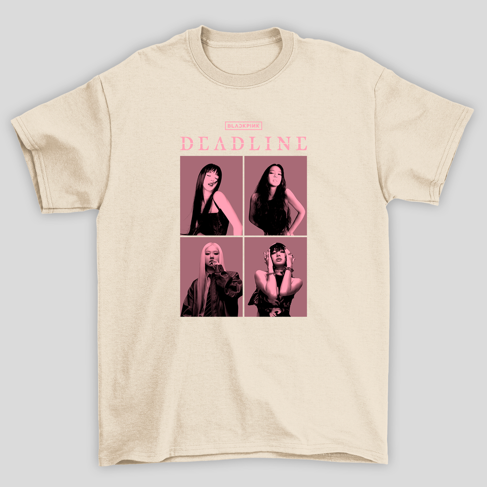 Camiseta Básica BLACKPINK Quadrinho
