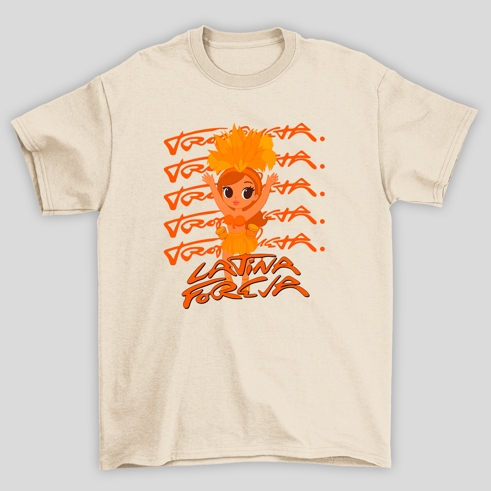 Camiseta Básica Unissex Karol G Latina Foreva