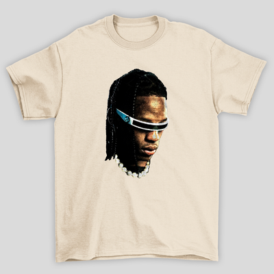 Camiseta Básica Travis Scott Face