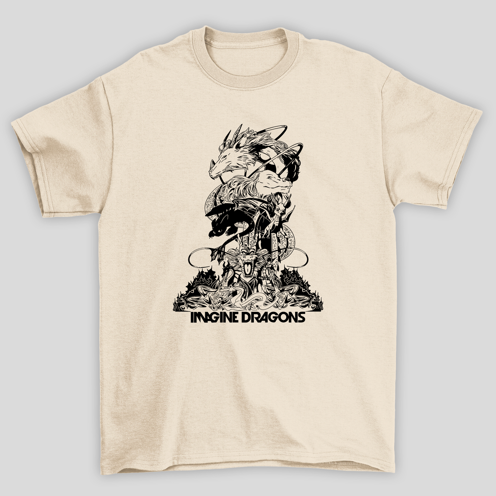 Camiseta Básica Imagine Dragons Dragons