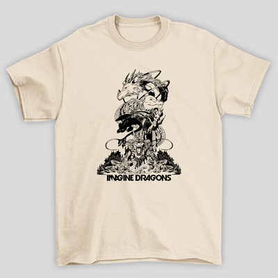 Camiseta Básica Imagine Dragons Dragons