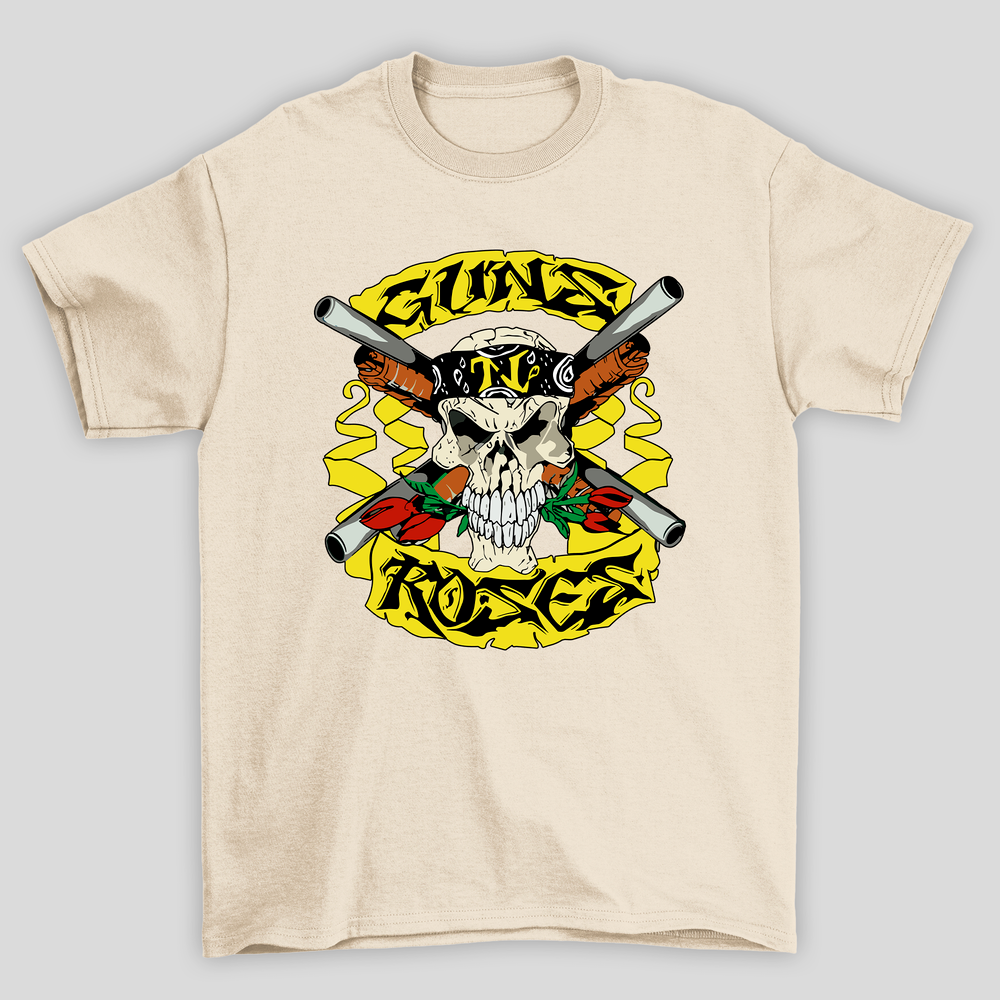 Camiseta Básica Guns N' Roses Skull
